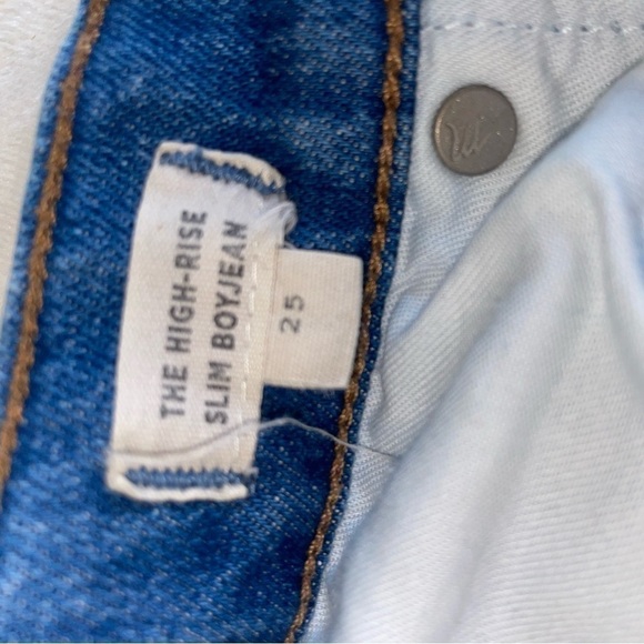 Madewell slim high rise distressed boyfriend jeans - Picture 5 of 5